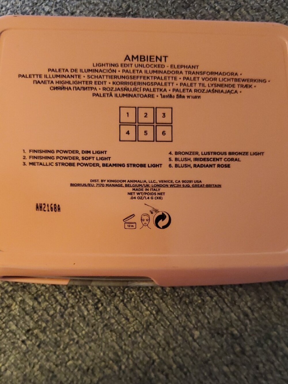 Hourglass Ambient Lighting Edit Palette - Pink Compact - Picture 2 of 4